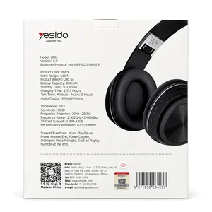 Yesido EP01 Wireless Headset – Bluetooth 5.0 – Black — image 3