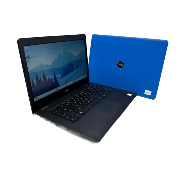 Blue Dell Latitude 3490 business laptop with Full HD display